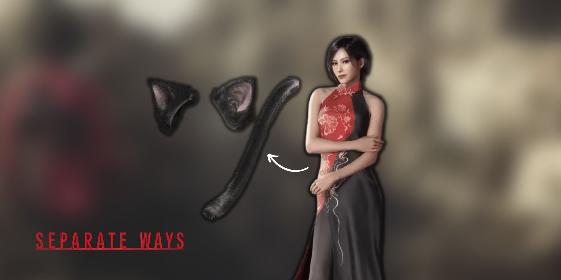 image showing the cat set in the resident evil 4 remake separate ways dlc.