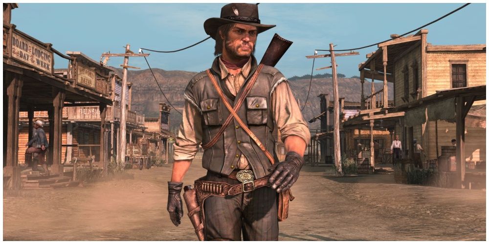 John Marston wearing The Cowboy in Red Dead Redemption 2