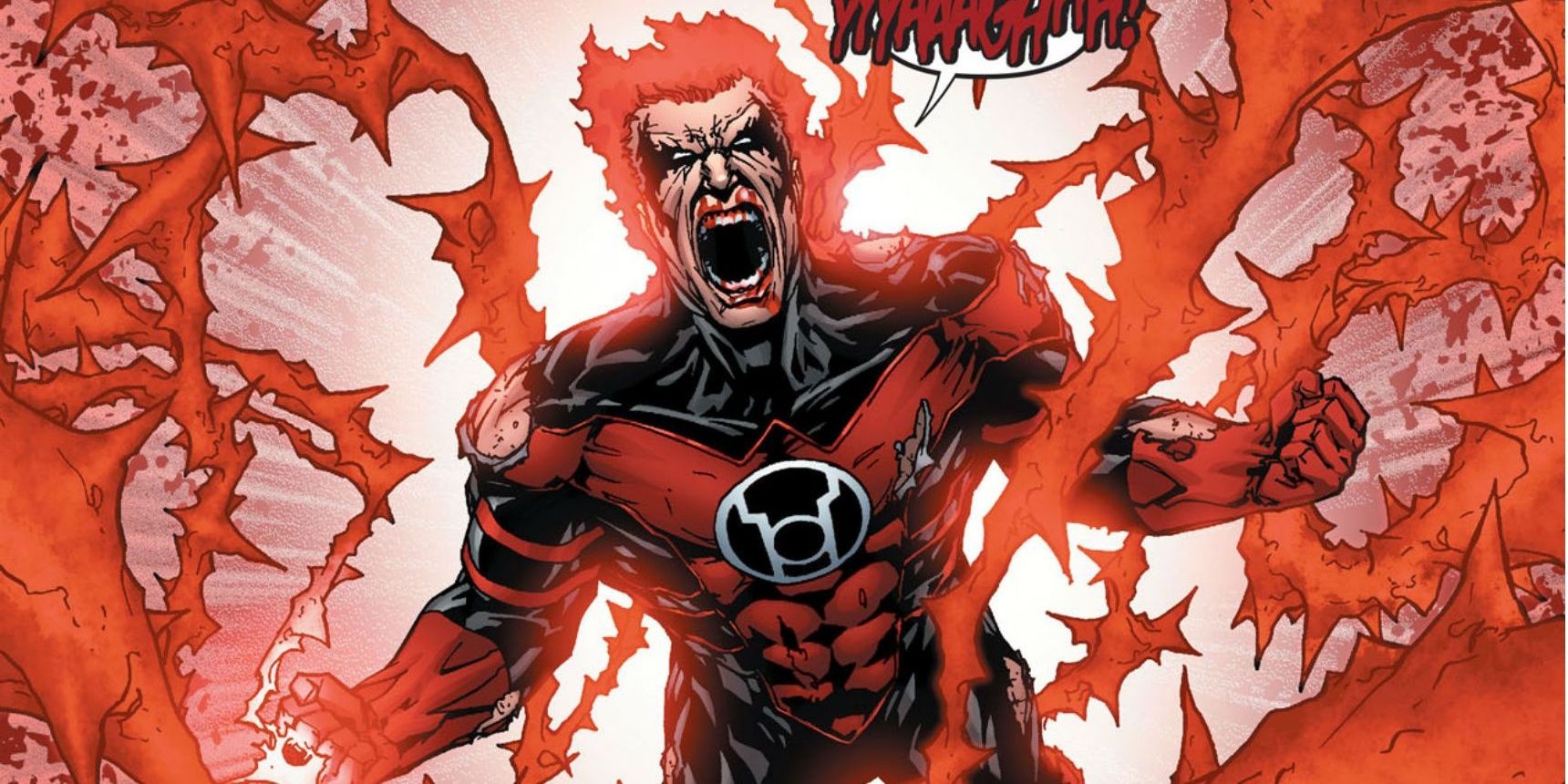 Red lantern in a furious state