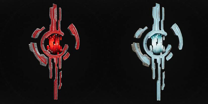 Remnant 2 - Corrupted And Regular Lumenite Crystals Side By Side