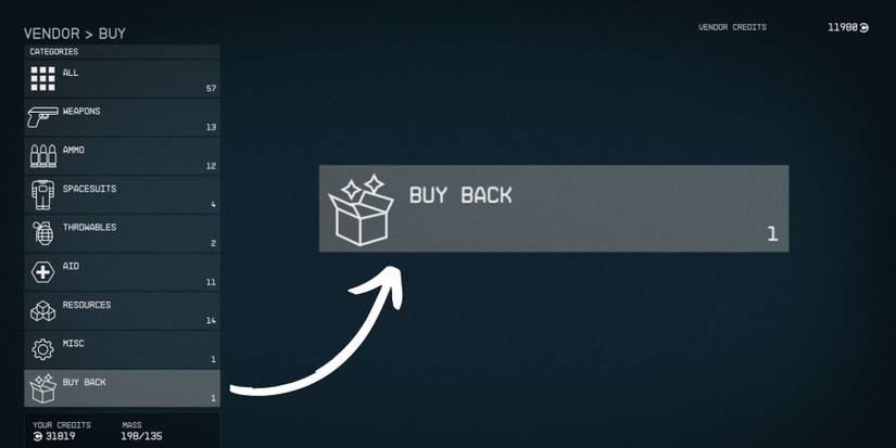 image showing how to remove stolen status from stolen items in starfield. 