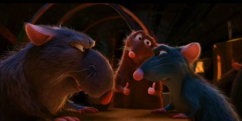 An image of Remy in a furious situation with family.