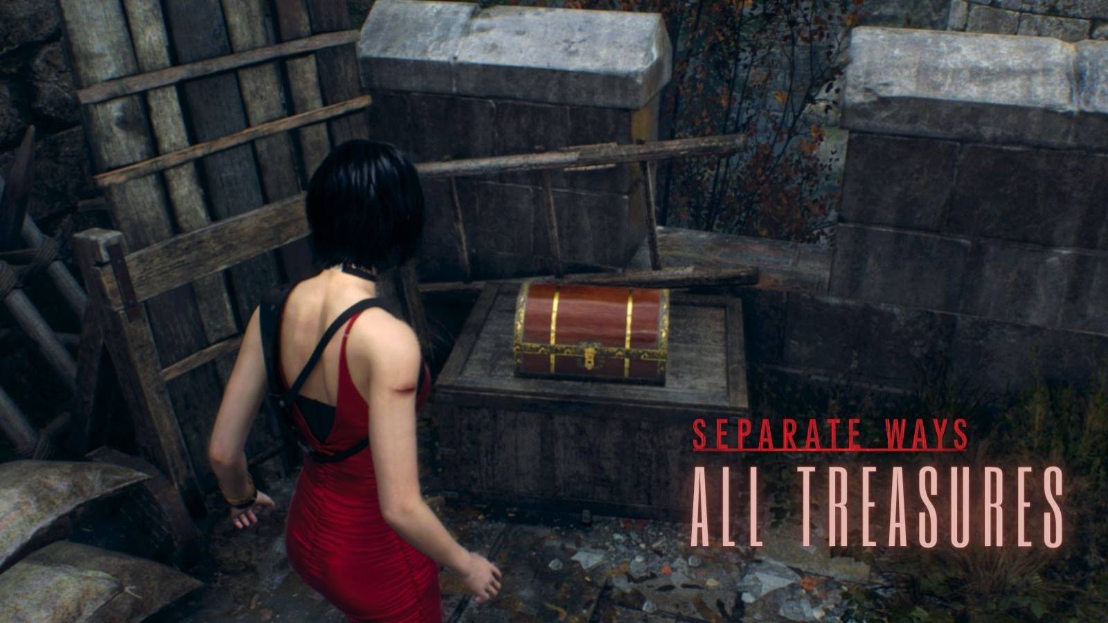 image showing a treasure box in the separate ways dlc. 