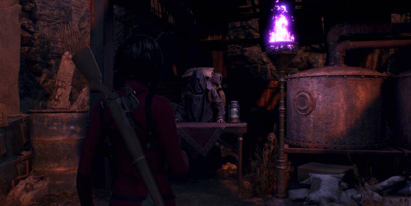 resident evil 4 remake separate ways merchant