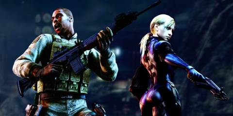 Josh and Jill in Desperate  Escape DLC in Resident Evil 5