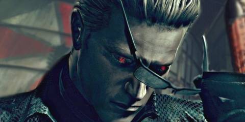 Resident Evil Wesker Red Eyes