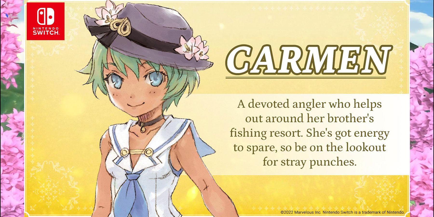Carmen, a bachelorette in Rune Factory 3 Special.