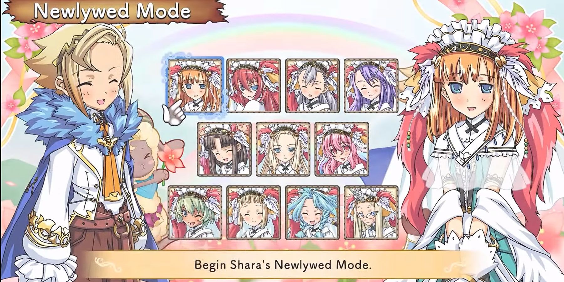 Newlywed Mode in Rune Factory 3 Special