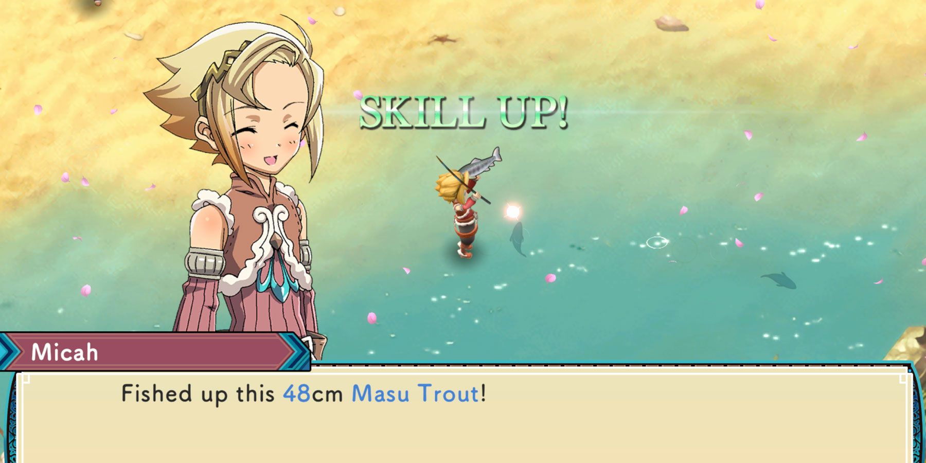 Fishing in Rune Factory 3: Special.