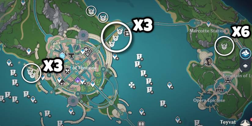 romaritime flower Genshin Impact court of fontaine