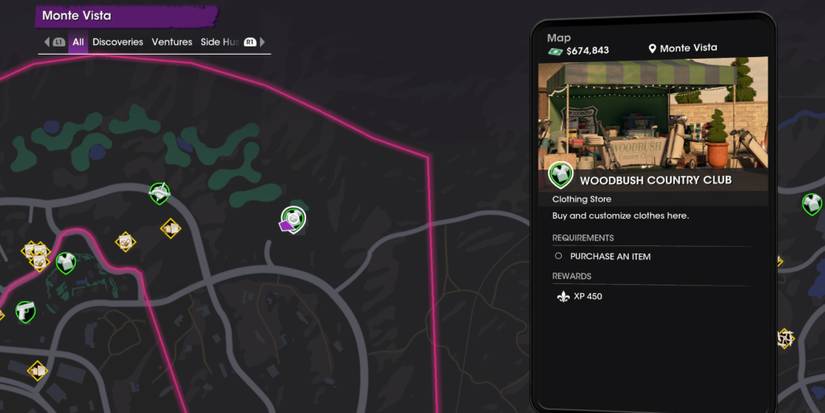Woodbush Country Club Map in Saints Row.