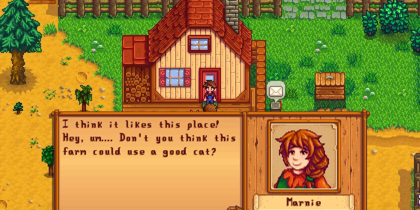 marnie and main character stardew valley