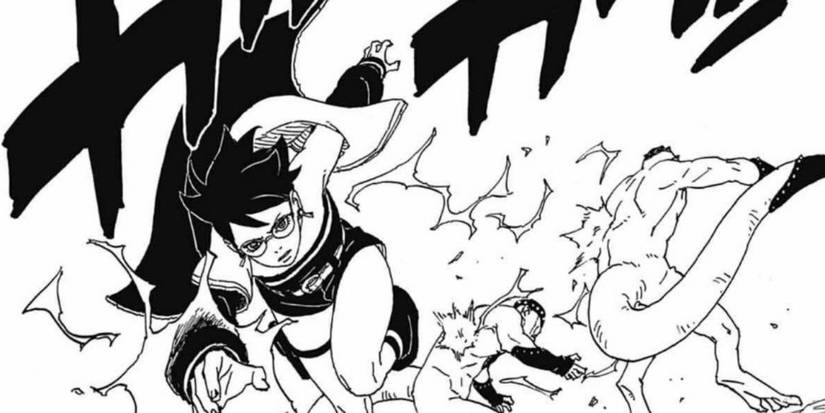 Sarada uchiha vs hidari boruto two blue vortex 11
