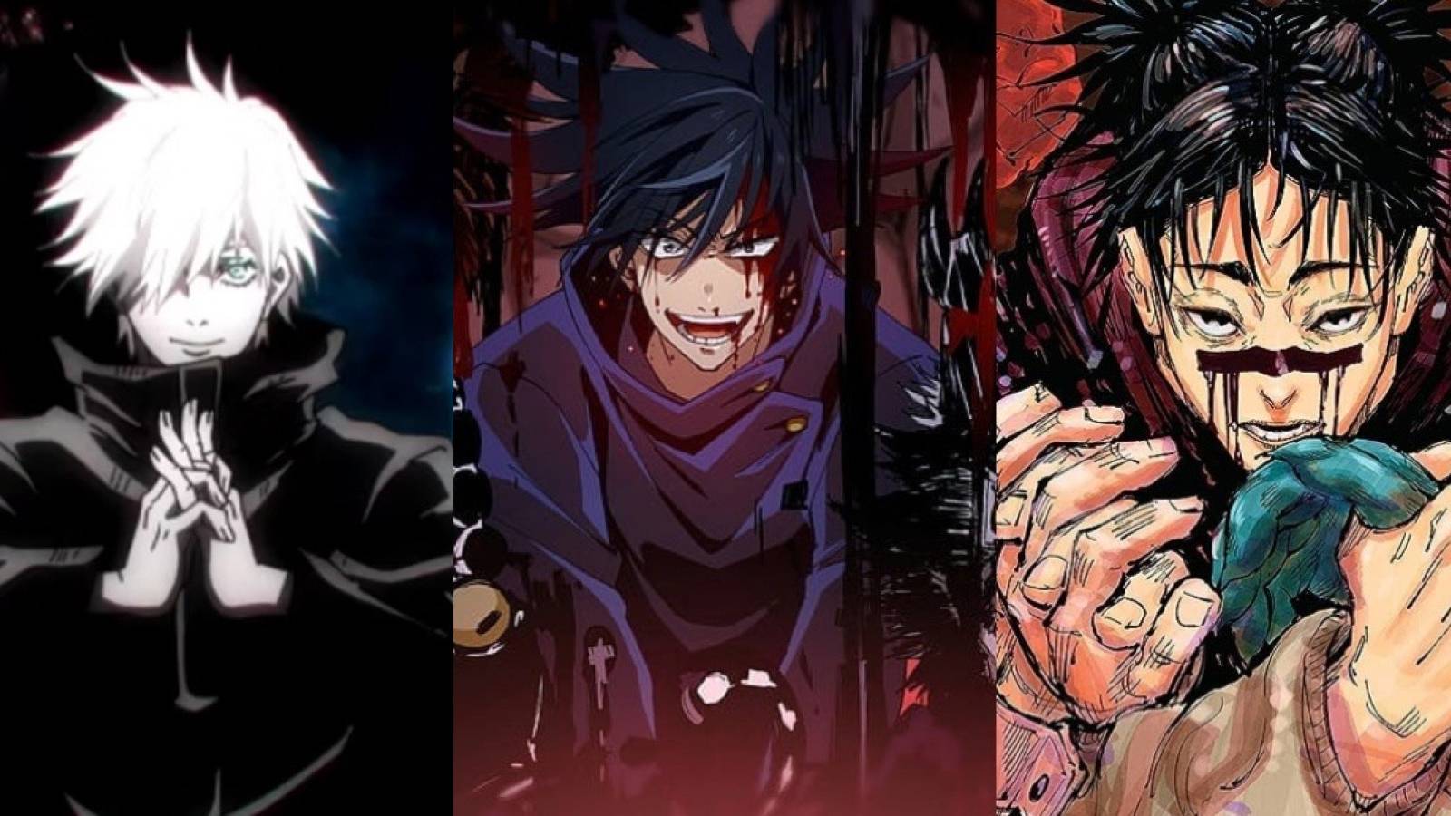 Satoru gojo megumi choso jujutsu kaisen