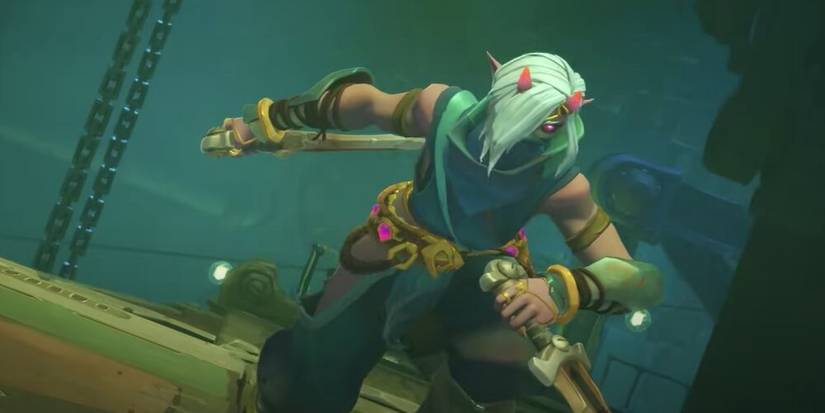 Niss Wielding Her Dual Daggers