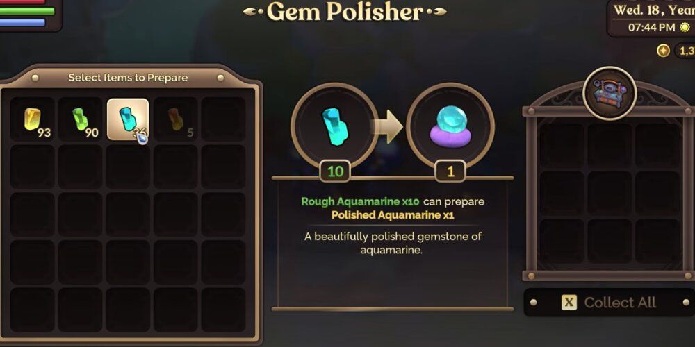 Gem Polisher In Fae Farm