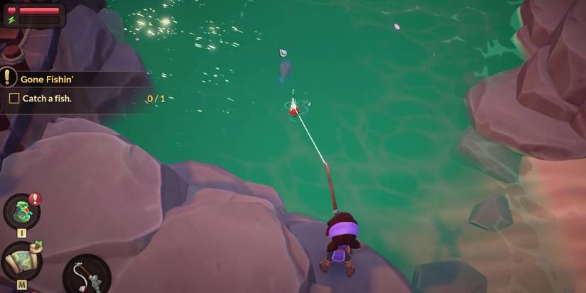 Player Fishing In Fae Farm