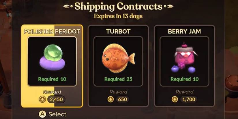 Shipping Contracts In Fae Farm