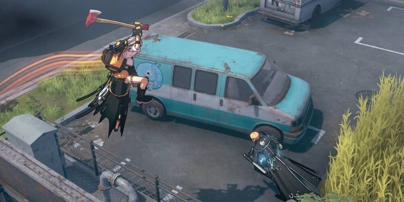 Player Attacking Another Player With An Axe