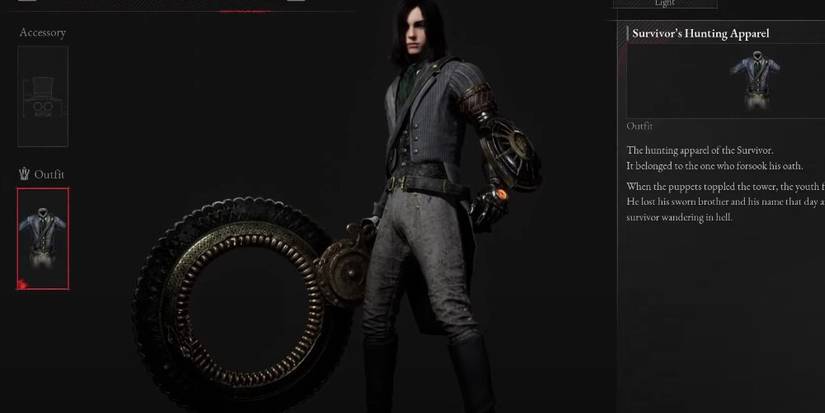 Pinnochio Wearing the Survivor's Hunting Apparel