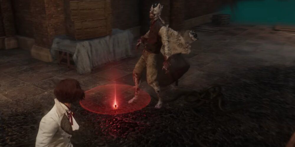 Enemies Stepping Over A Landmine in Lies Of P