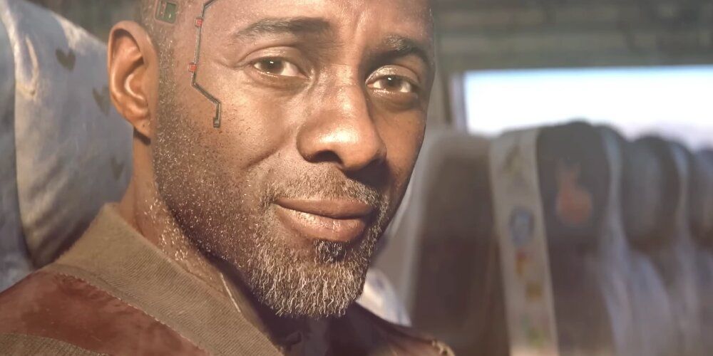 Solomon Reed (Idris Elba) in Cyberpunk 2077: Phantom Liberty 
