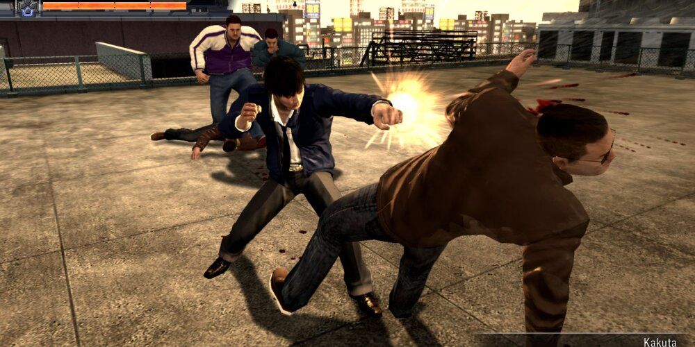 Tanimura Punching A Thug