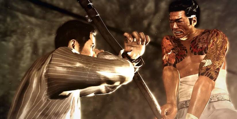 Kiryu Fighting A Yakuza Boss