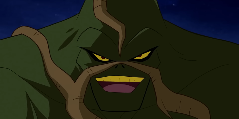 An Image of Swamp thing smiling
