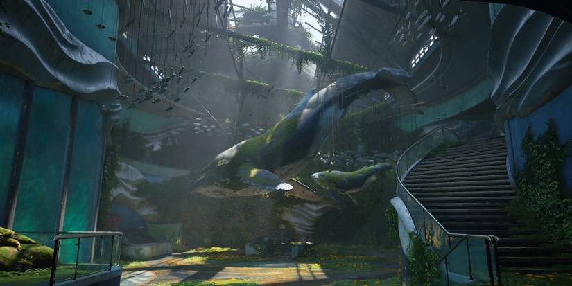 Seattle_Waterfront_Aquarium_main_hall_flashback