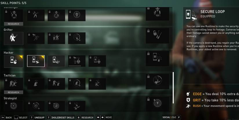 secure loop payday 3 skill