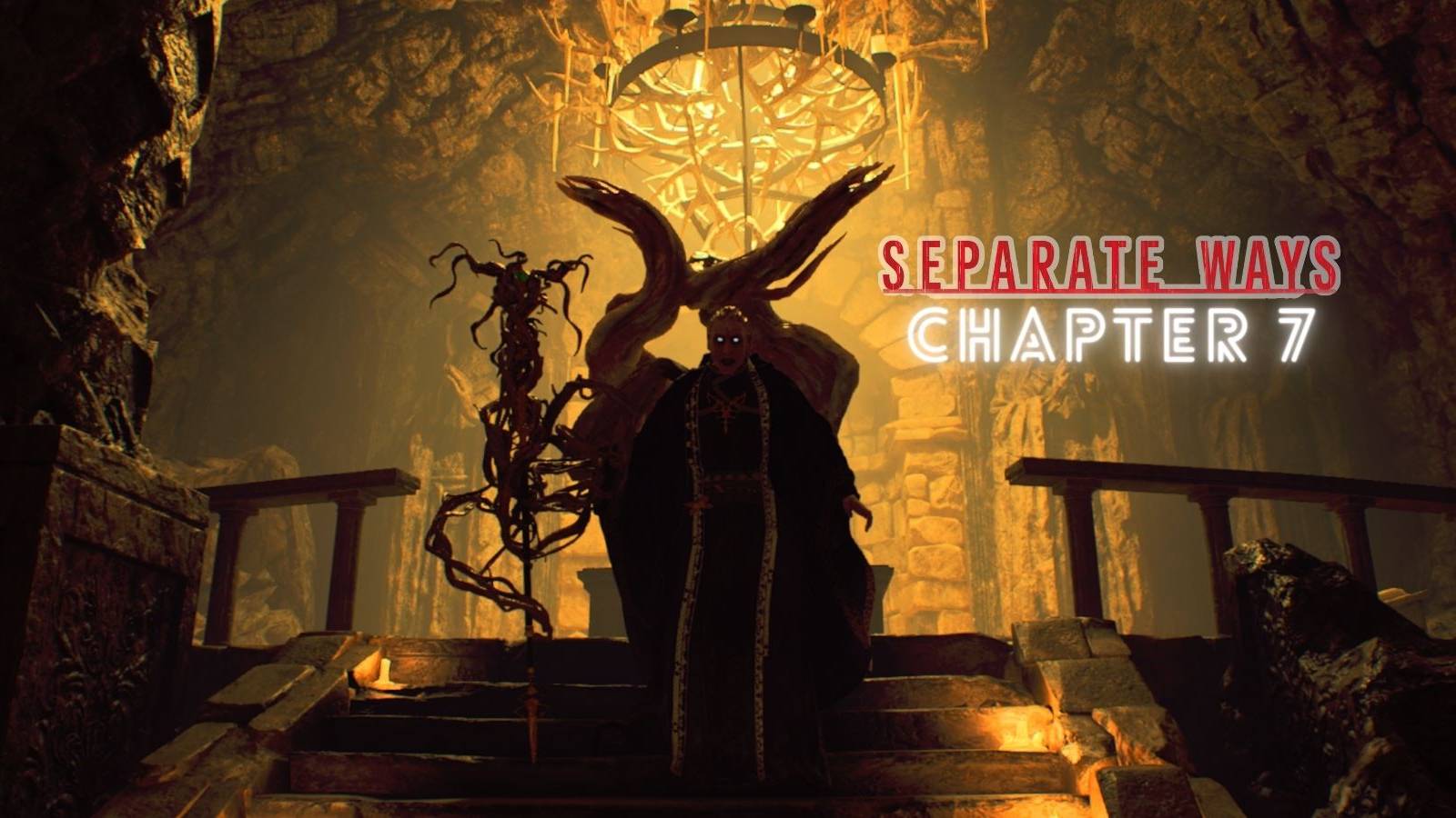 image showing osmund saddler in the dlc of resident evil 4 remake. 