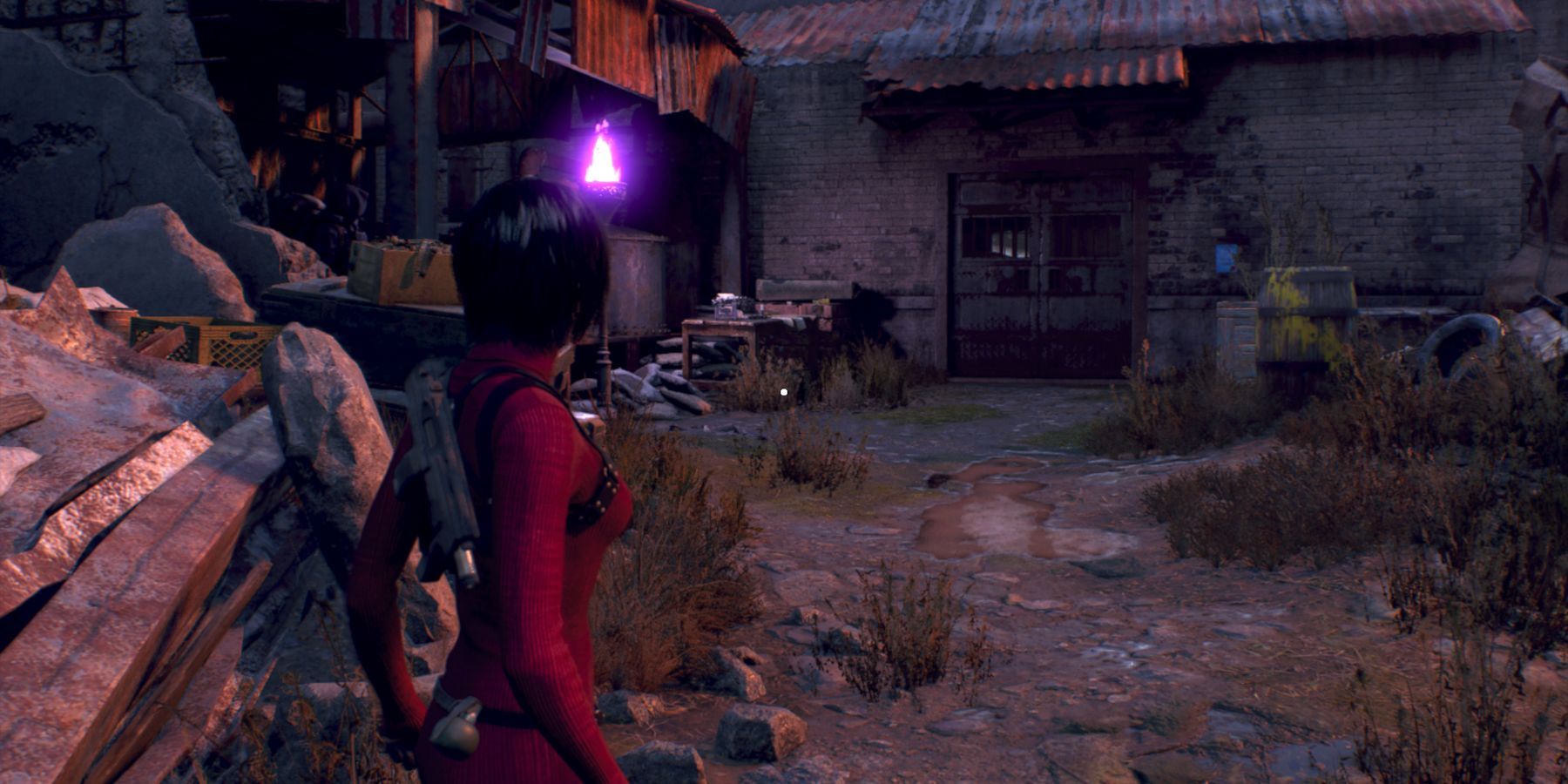 image showing the abandoned factory in the separate ways dlc.