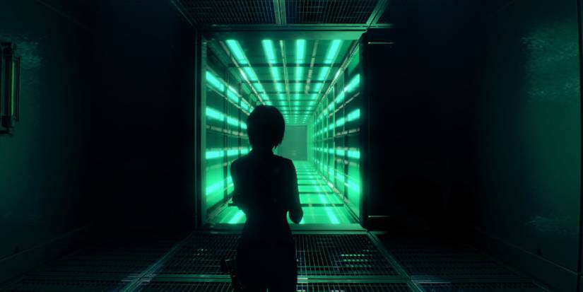 image showing the laser trap in chapter 6 of separate ways resident evil 4