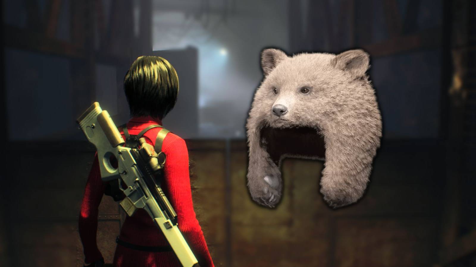 image showing ada and her bear har in the separate ways resident evil 4 dlc.