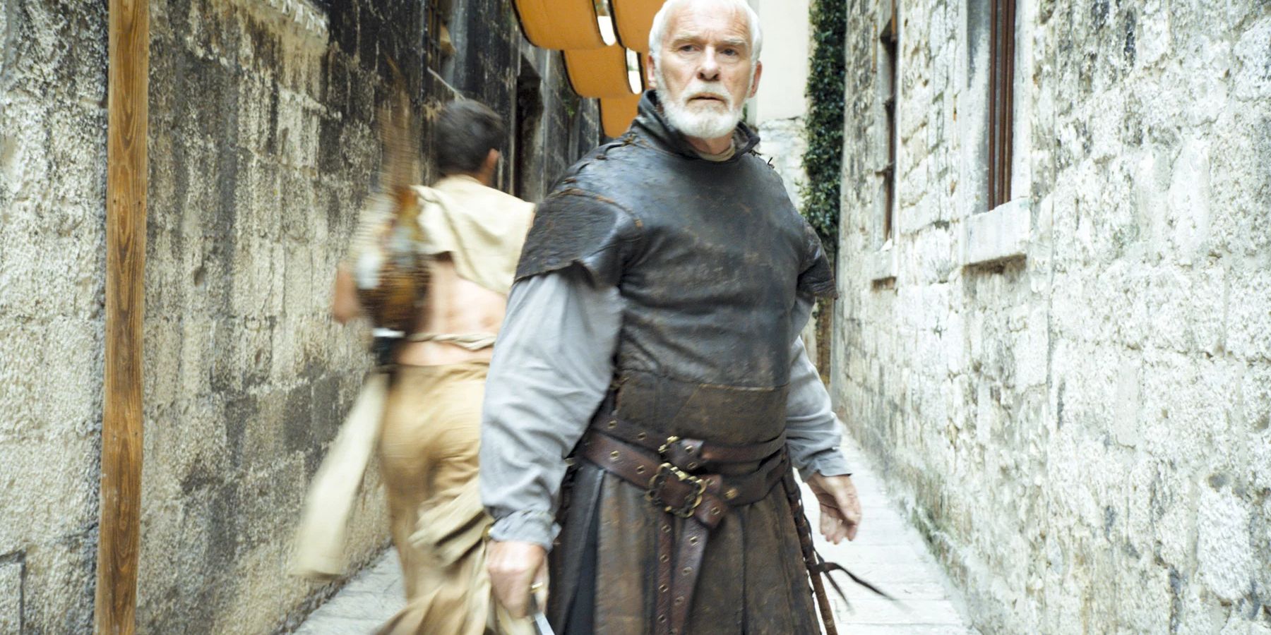 Ser Barristan Selmy in Game of Thrones.