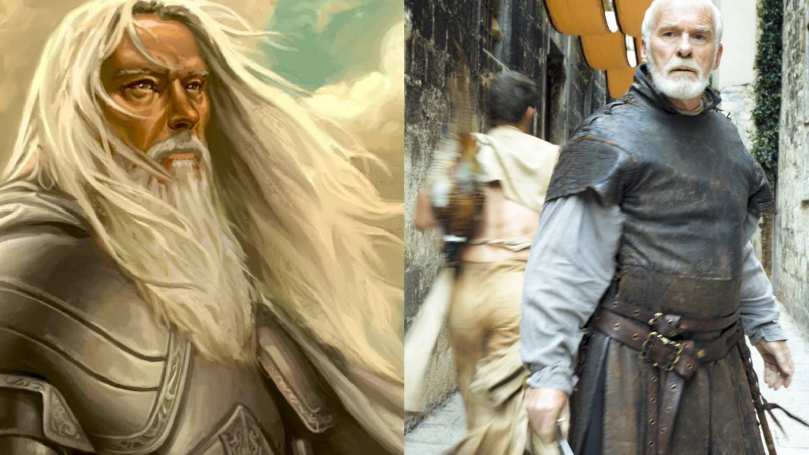 Ser Barristan Selmy in the books and tv show