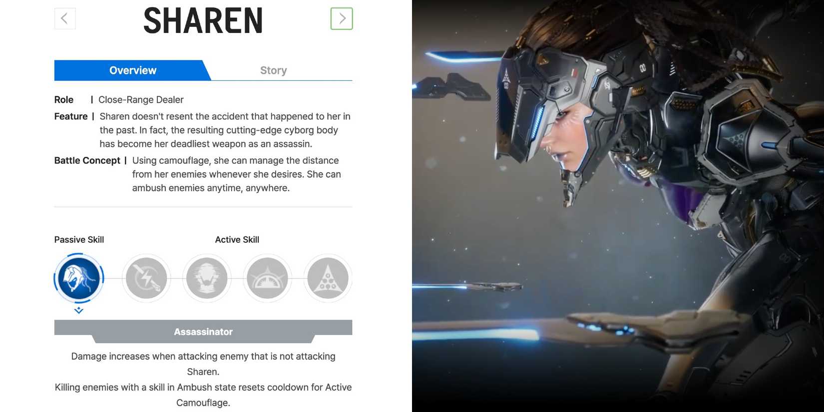 Sharen in The First Descendant