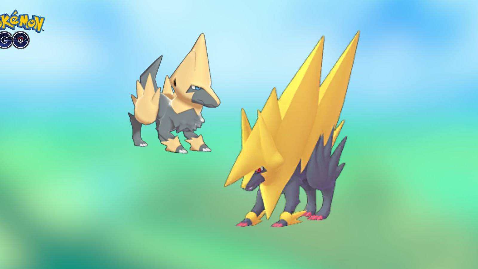 Shiny Manectric and Shiny Mega Manectric in Pokemon GO