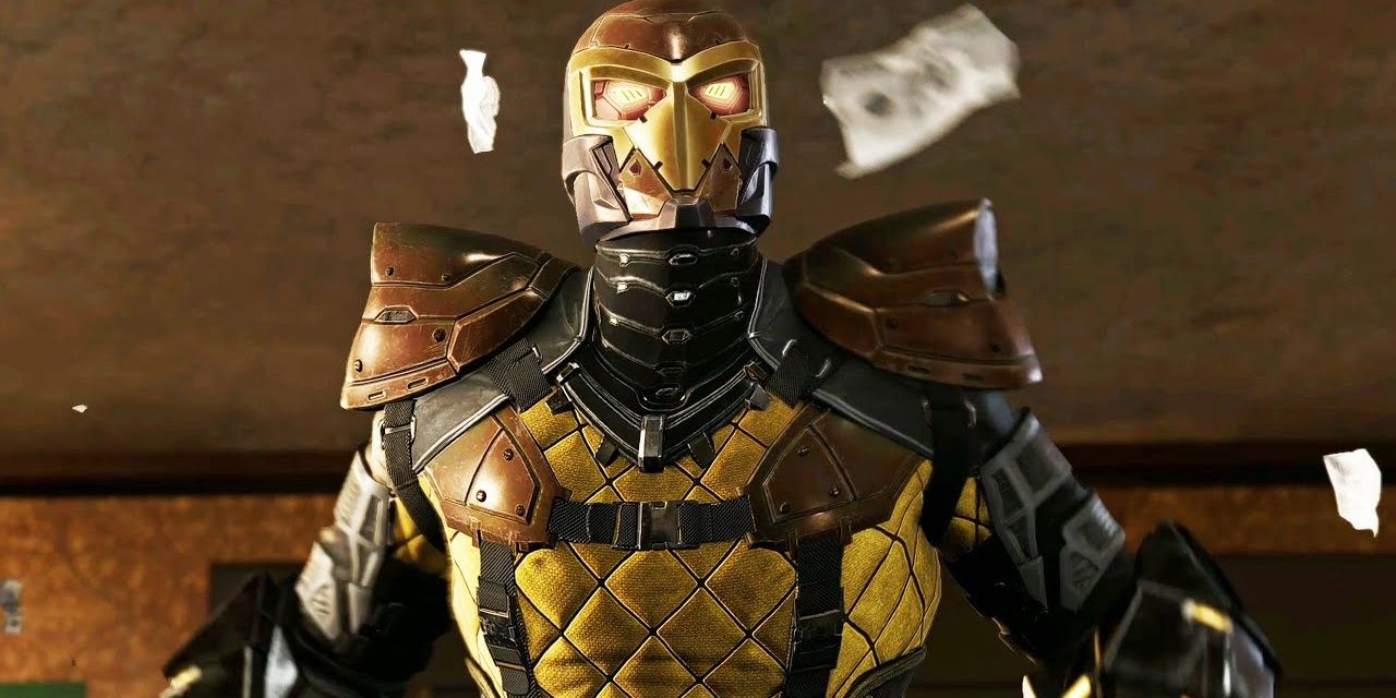 An image of shocker when he is suited up