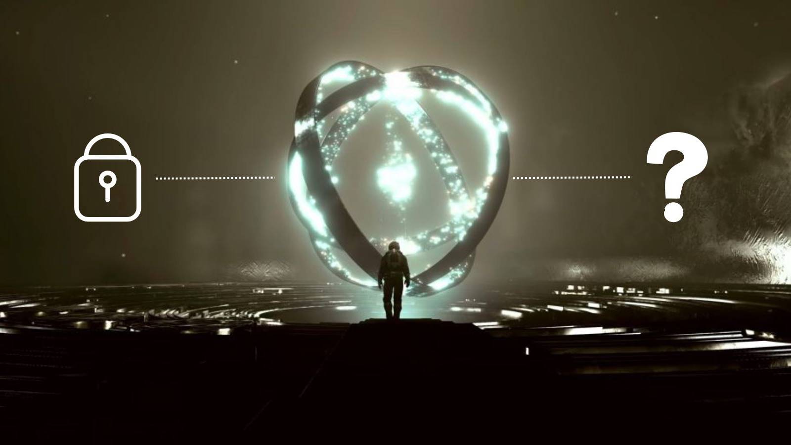 image showing the mysterious artifact in starfield. 