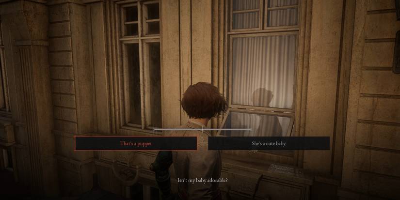 should you lie or tell the truth to the weeping woman in lies of p