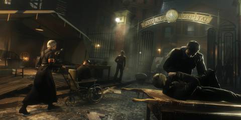 Jonathan operating at Poplar Hospital in Vampyr