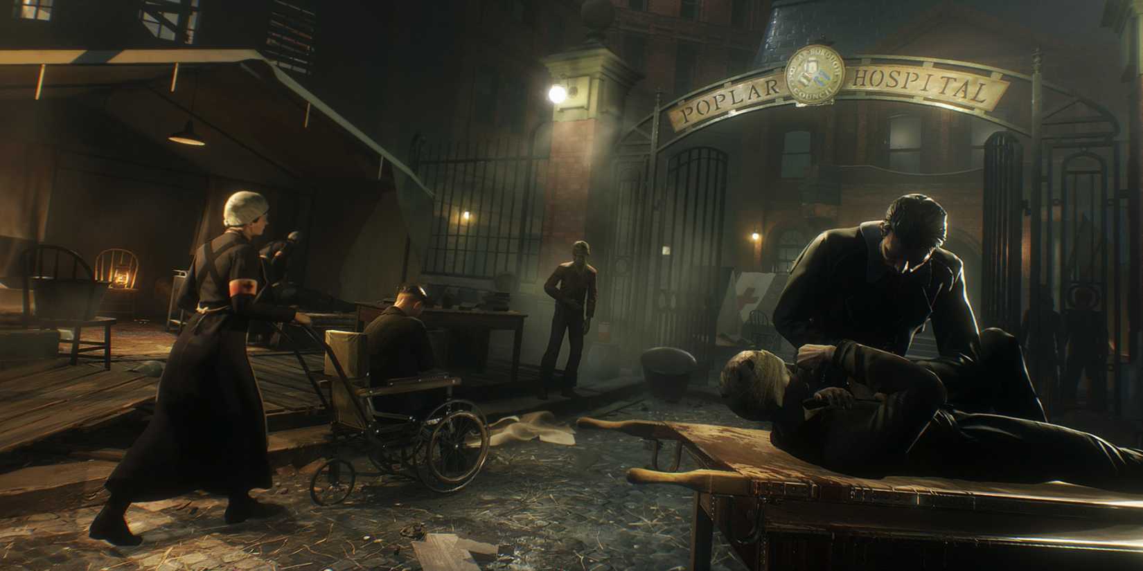 Jonathan operating at Poplar Hospital in Vampyr