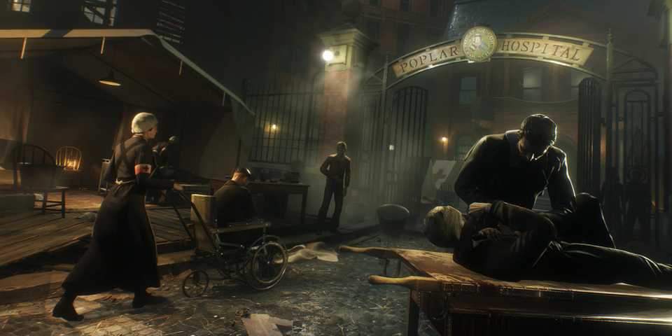 Jonathan operating at Poplar Hospital in Vampyr