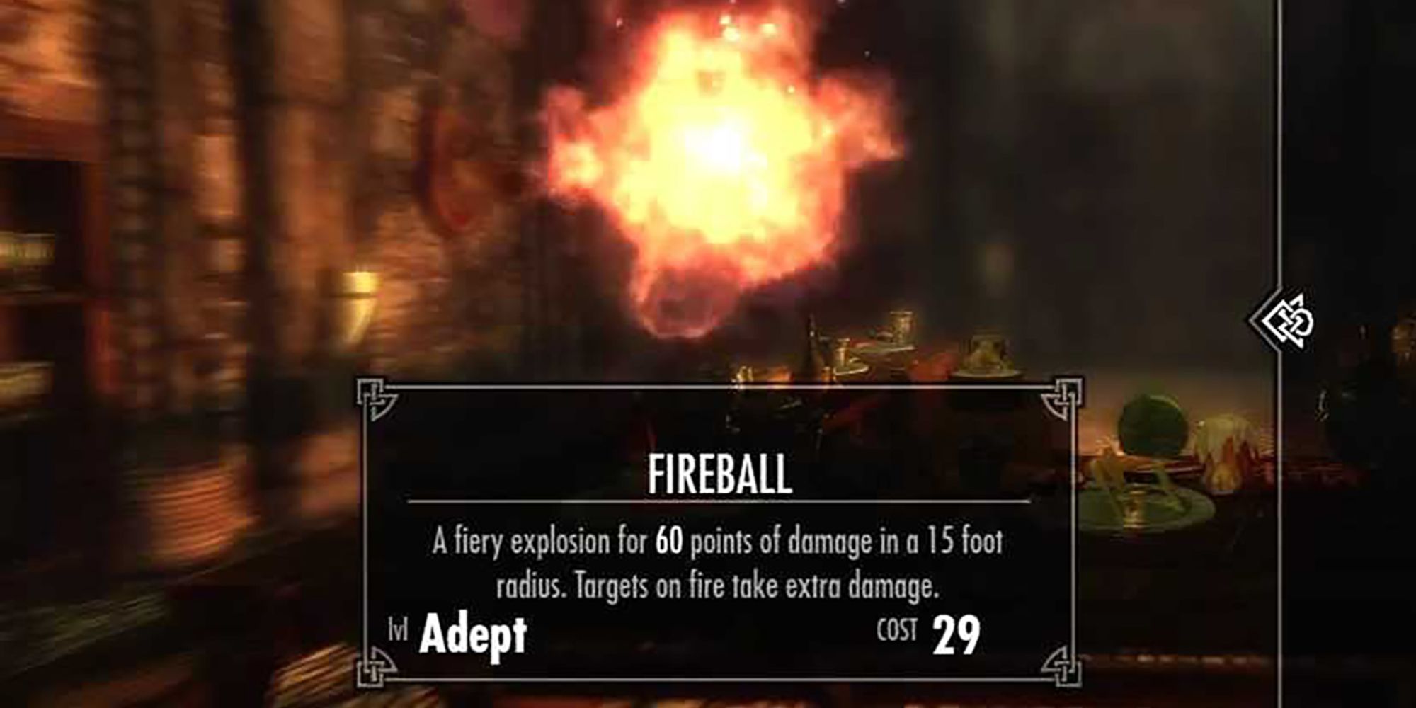 Skyrim Fireball