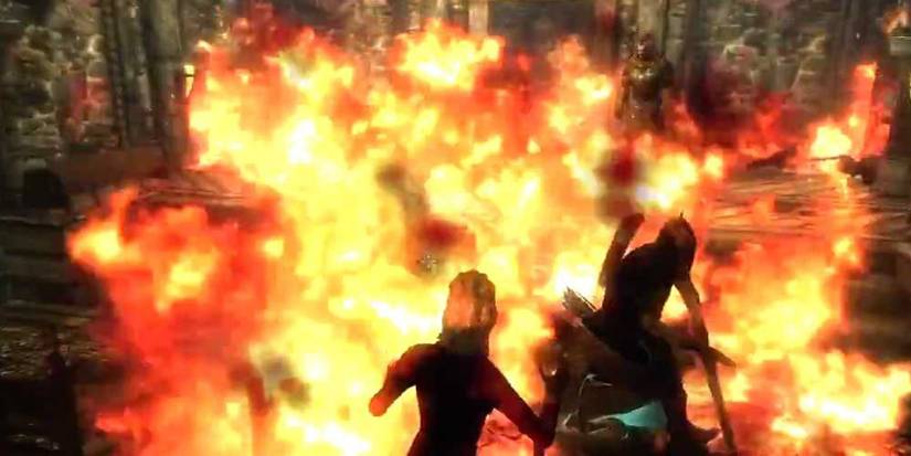 Skyrim Wall Of Flames