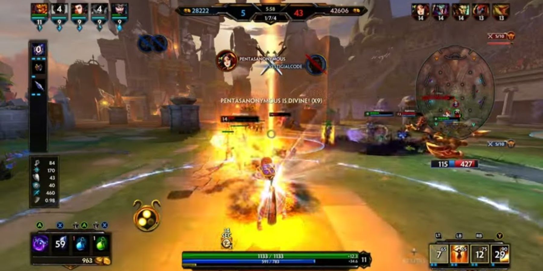 SMITE Conquest gameplay