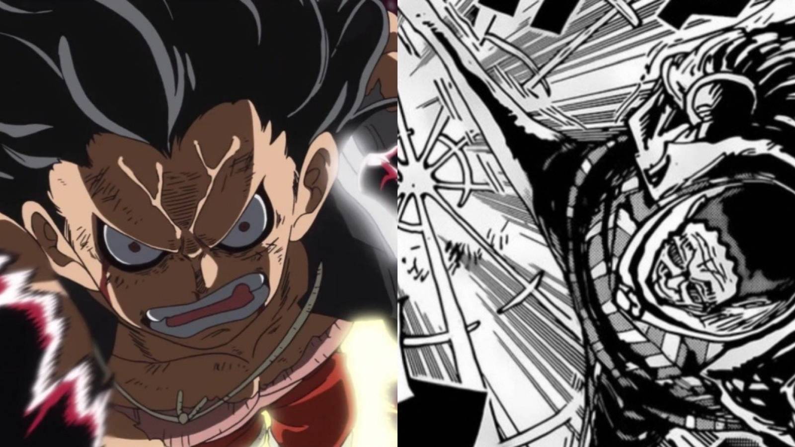 Snakeman luffy vs kizaru one piece