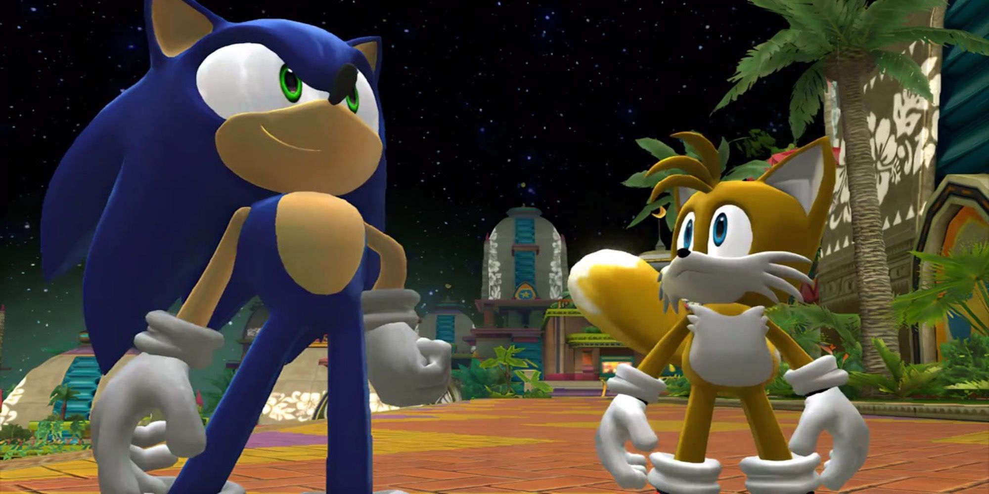 Sonic and Tails in Sonic Colors